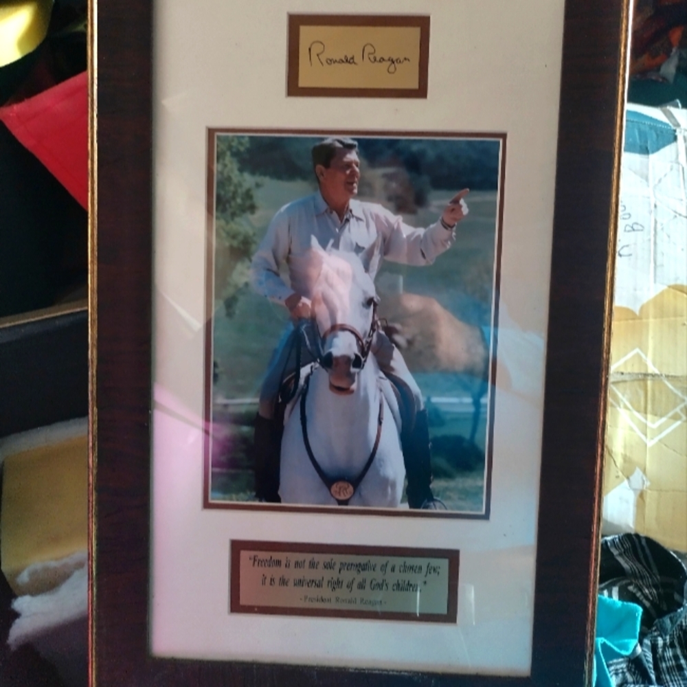 Ronald Reagan Autographed Memorabilia